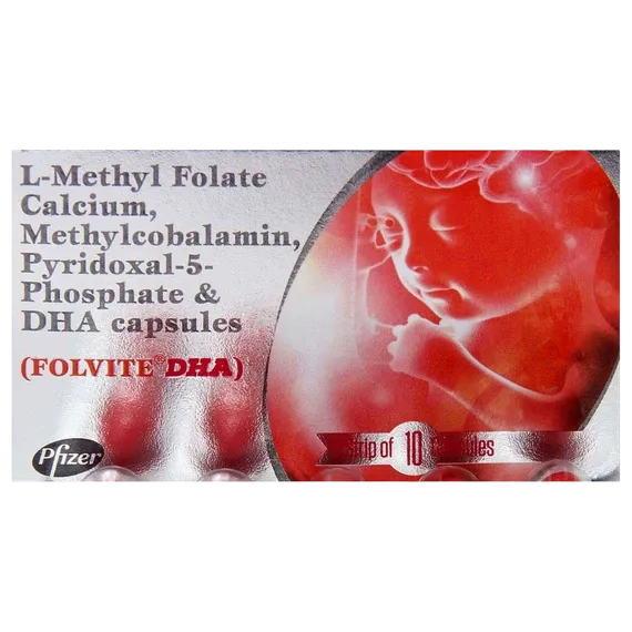 folvite dha capsule 10's